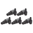 thumbnail image 1 of Kozecal Pneumatic Fittings, Tight Buckle  Self Locking Wear Resistant 5 Set Plastic Steel Pneumatic Quick Connector Non Rust  C Type For Air Compressor, 1 of 8
