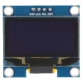 thumbnail image 1 of Módulo de pantalla OLED de 1,3 pulgadas con comunicación IIC I2C, 128 x 64, texto azul a color, 1 of 14