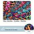 thumbnail image 2 of Graffiti Polyester Non-Slip Machine Washable Door Rug Game Mat Kitchen Rug Office Rugs, 2 of 6