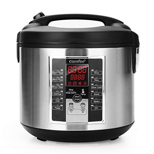 COMFEE` MB-M25 rice cooker 5.2Qt Black01