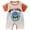 Orange, variant on Baby Onesies Boy Baby Boy Stripe Jumpsuit Fire Truck Excavator Embroidery Short Sleeve Knit Romper