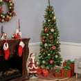 thumbnail image 4 of National Tree Company 6.5 ft. Pennington Fir Pencil Tree with Clear Lights, 4 of 4
