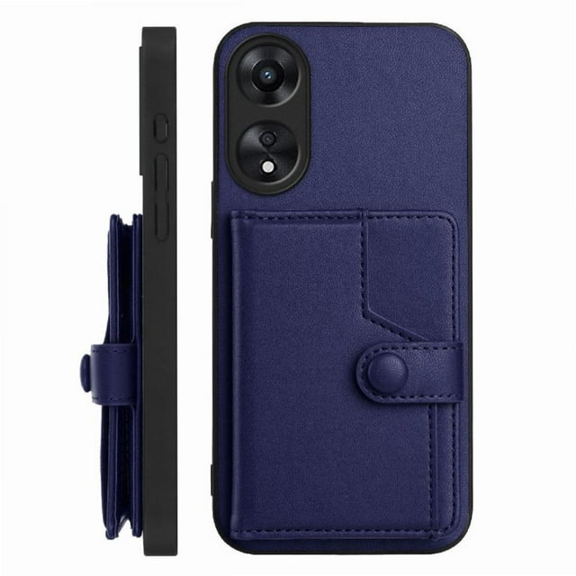FOXDOCK Étui pour OPPO A79 5G Porte-Cartes RFID-Blocking - Design Élégant à Fermeture à Boutons