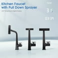 thumbnail image 5 of CERYPSA Pull Down Single Lever Kitchen Faucet with Temperature Display, 5 of 12