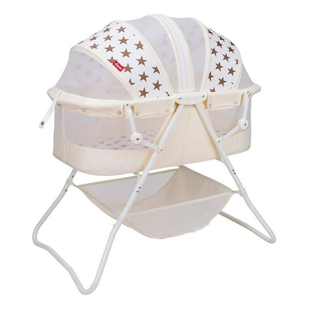 Cuna Moisés D Bebé D Bebé Siesta Plegable Beige