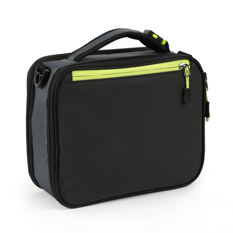 Titan by Arctic Zone Fridge Cold Expandable Lunch Box, Gray, With