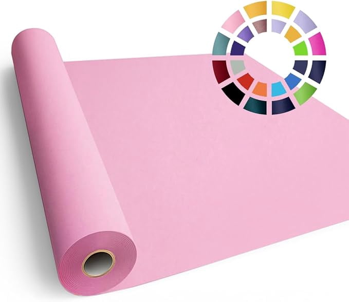 ANHXN  Kraft Craft Paper Roll for Gift Wrapping Bulletin Board Bouquet Flower Kids Art Packing Parcel Table Covering.Different colors and specifications to choose from