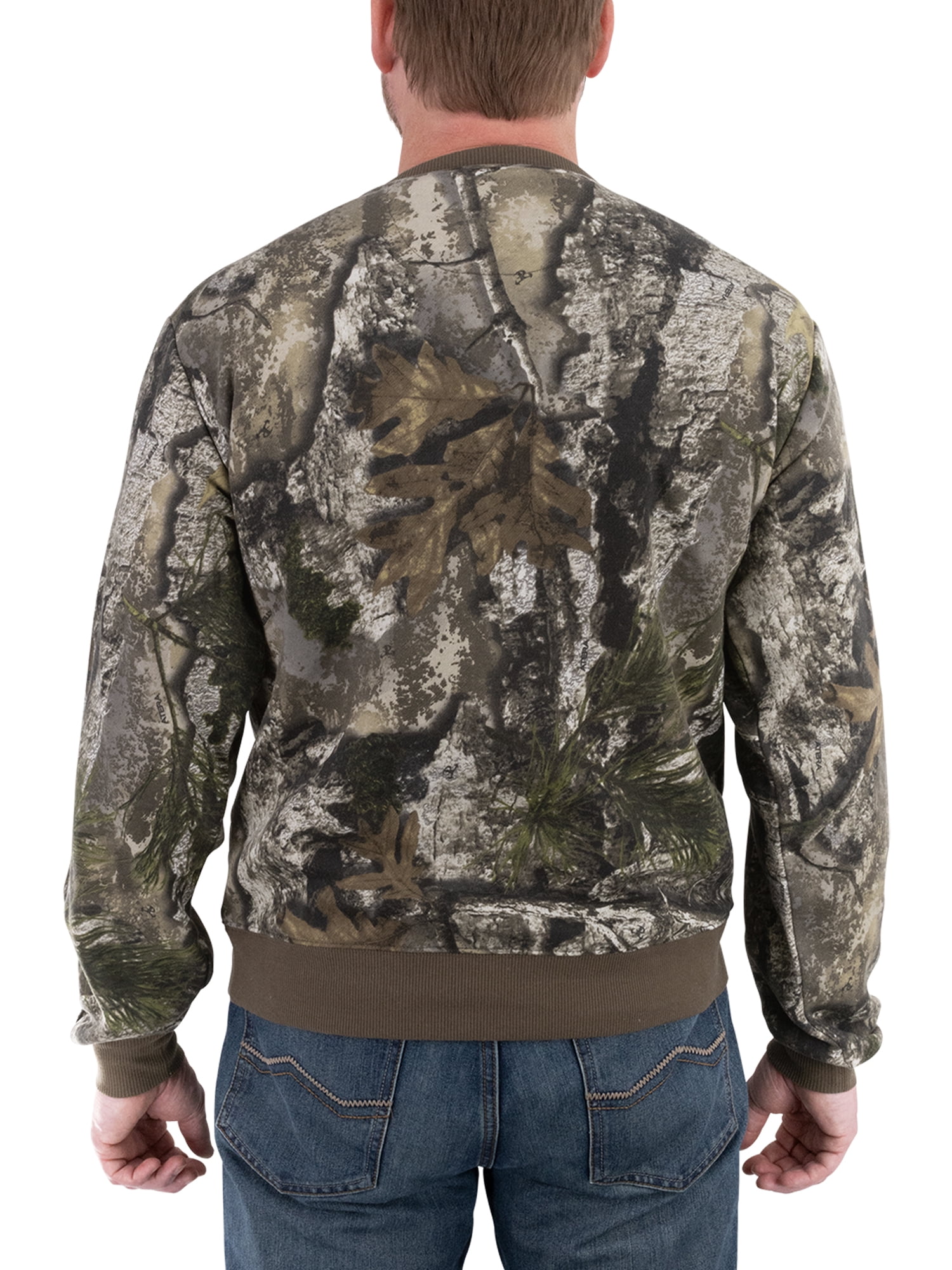 Bone Collector Camo CVC Crew Sweatshirt, S-3XL