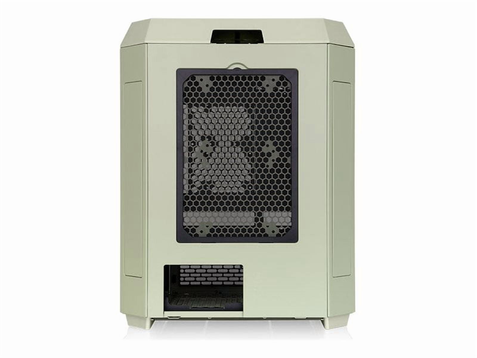 Thermaltake The Tower 600 Matcha Green Mid Tower Chassis - Mid-tower - Matcha Green - Tempered Glass, SPCC - 2 x 140mm Fan(s) Installed - Mini ITX, Micro ATX, ATX Motherboard Supported - 9 x Fan(s)...
