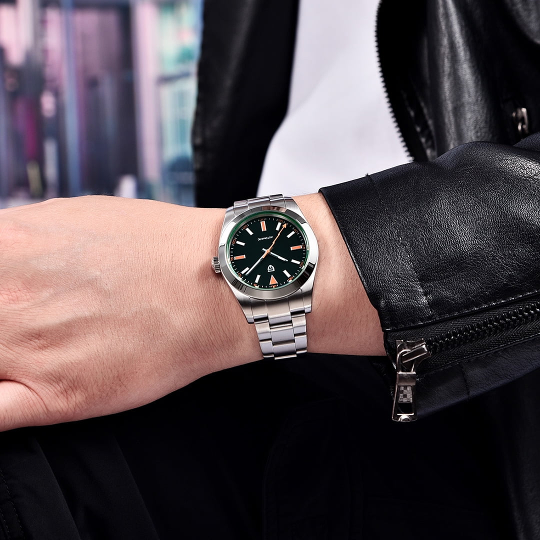 PAGANI DESIGN Men's Automatic Watches Luxury Mechanical Business Sports full Stainless Steel Wrist Watch for Men NH35A Movement
