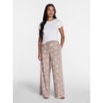 thumbnail image 3 of Women's Halloween Fall Hacci Knit Sleep Pants, Mid Rise Lounge Pants with Drawstring Elastic Waist and Pockets, Soft Casual Pajama Trousers with Seasonal Print, Sizes XS-3X, 3 of 6