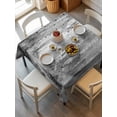 thumbnail image 6 of Grey Table Cloth, Modern Oil Painting Art Forest Waterproof Tablecloth for Square Tables, Reusable Washable Fabric Table Cover for Restaurant Kitchen Dining Tables 54"x54", 6 of 6
