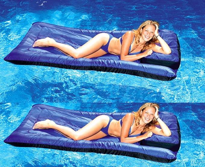 Swimline Board Shorts Double Lounger Mattress Pool Float Lake Inflatable 90602 