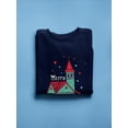 thumbnail image 3 of Storybook Style Xmas Cabin Sweatshirt Women -Image by Shutterstock, Female Small, 3 of 4