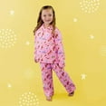 thumbnail image 2 of Wildkin Kids Flannel Button Down Pajamas for Boys and Girls (Horses Pink, Size 8), 2 of 8