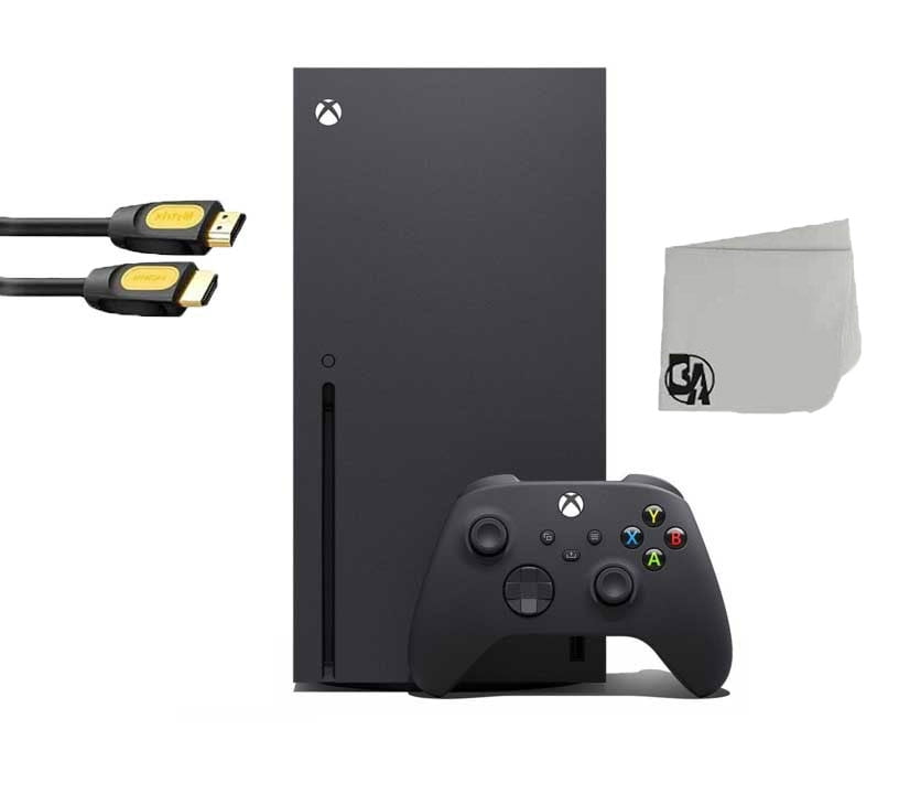 Xbox Series X Video Game Console Black BOLT AXTION Bundle Refurbished