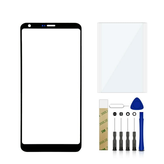 For LG G6 H870 H870DS Replacement Front Outer Glass Lens Screen Tool Black