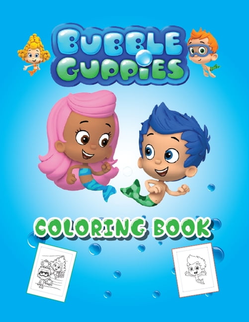 Bubble Guppies Coloring Book A Cute Kids Coloring Book With Easy and