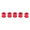thumbnail image 2 of 5 Pieces Bike Cycling Crank Chain Chain Wheel Bolts Nuts Gear - Red, M8x7mm, 2 of 6