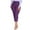 Purple, variant on AherBiu Capri Leggings for Women High Waisted Stretchy Business Casual Capris Pants with Pockets