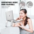 thumbnail image 2 of Laptop Riser Stand, Universal Detachable Portable Sturdy Aluminum Alloy Notebook PC Desk Holder, Between 11"-15.6", 2 of 7
