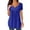 Dark Blue, variant on Patriotic Shirts For Women, Tunic Tops Dressy Casual Summer Button Short Sleeve Shirts Loose Fit Pleated Boho Top Women Athletic Plus Size Tops Tunic Western Tops Blouses (XL, Dark Blue) ZMTing