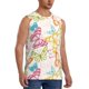 thumbnail image 2 of Balery Retro Colorful Butterfly Camisetas sin mangas para hombre, absorbe la humedad y protege contra el mal olor.-XX-Large, 2 of 7