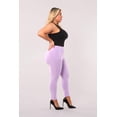 thumbnail image 4 of Plus Size Tummy Control Sculpting Treggings - Purple Rose, 4 of 10