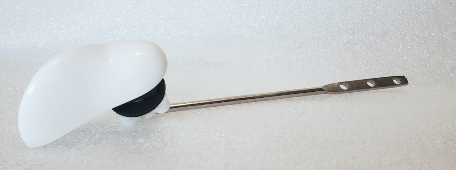 NuFlush Toilet Flush Handle, Flush Handle Replacement Parts. White