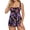 C-Purple115, variant on DHFJKG Tankini Swimsuit For Women High Waist Tummy Control Two Piece Bathing Suit With Adjustable Straps Floral Vacation Beachwear
