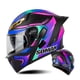 thumbnail image 5 of Casco de motocicleta para hombre aprobado por DOT, cascos abatibles con doble lente, casco de motocicleta retro vintage de cara completa, casco modular con doble lente, 5 of 5