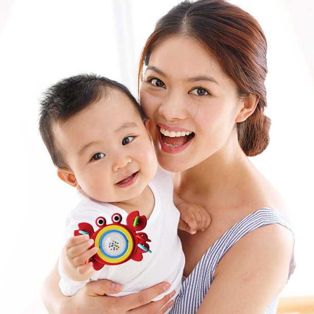Juguetes Sensoriales Mordedor Montessori Toys Early Development Ball Rattle Toy Diseño creativo para niños niñas