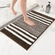 thumbnail image 1 of Tapete de Entrada Extra Grueso de Microfibra a Rayas - Alfombra Antideslizante para Baño y Cocina, Absorbente de Agua, Ideal para La Entrada de La Cocina o El Baño., 1 of 7