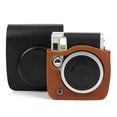 thumbnail image 2 of Retro Soft Mini Camera Case Bag for Fujifilm Instax Mini 90, PU Leather Protective Cover with Adjustable Shoulder Strap, Detachable Front Flap, 2 of 9