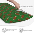thumbnail image 4 of Pillow Covers, American football rugby green King Size Pillow Cases with Envelope Closure (36x20 inches), Comfy Bedding Pillowcase for Hair and Skin - Soft Breathable Pillow Protectors, 4 of 7
