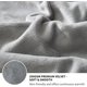 thumbnail image 5 of Terciopelo Funda Nórdica King Set Gris Funda Nórdica 3Pcs Ultra Soft Cover, 5 of 6