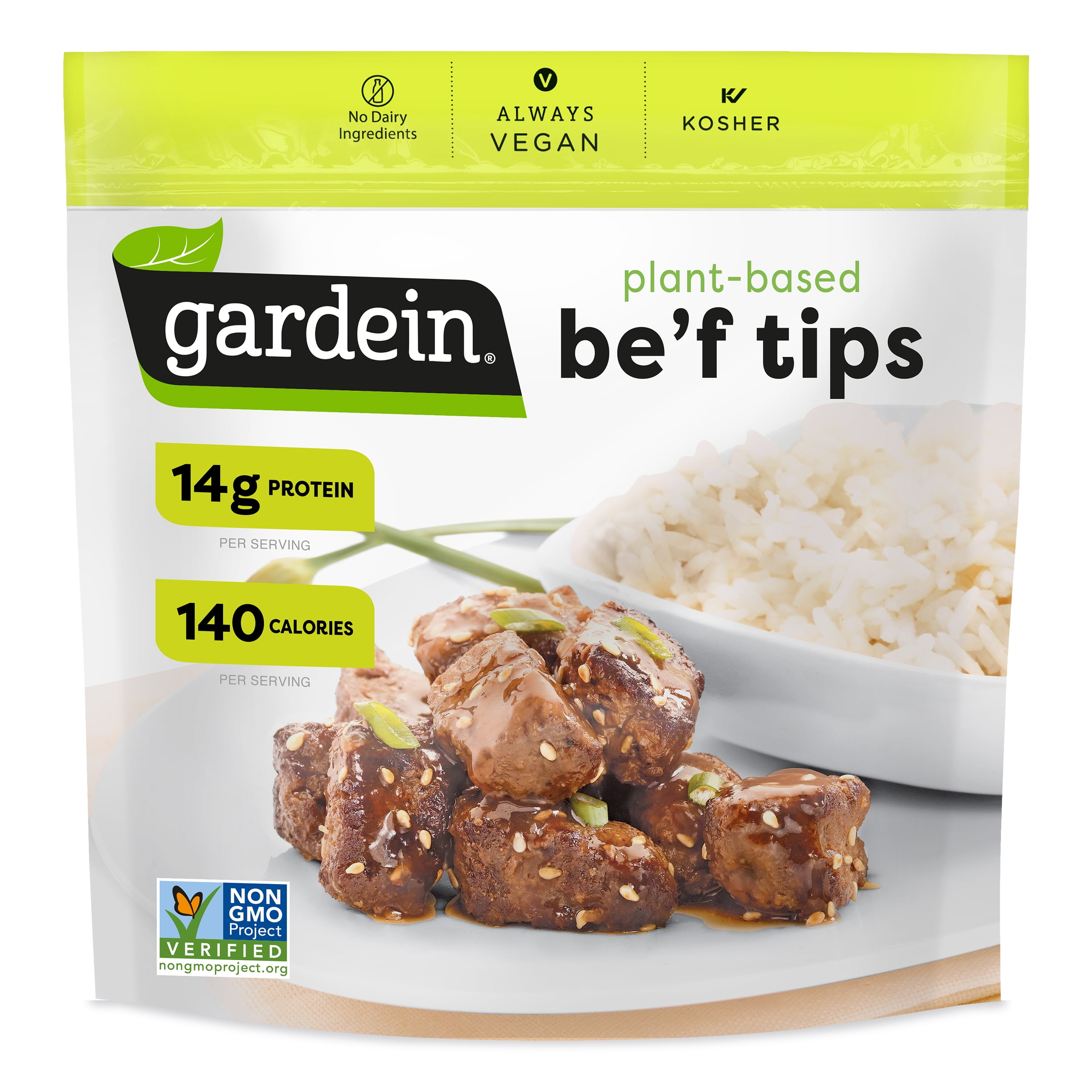 Gardein Plant-Based Vegan Be'f Tips, 9 oz (Frozen)