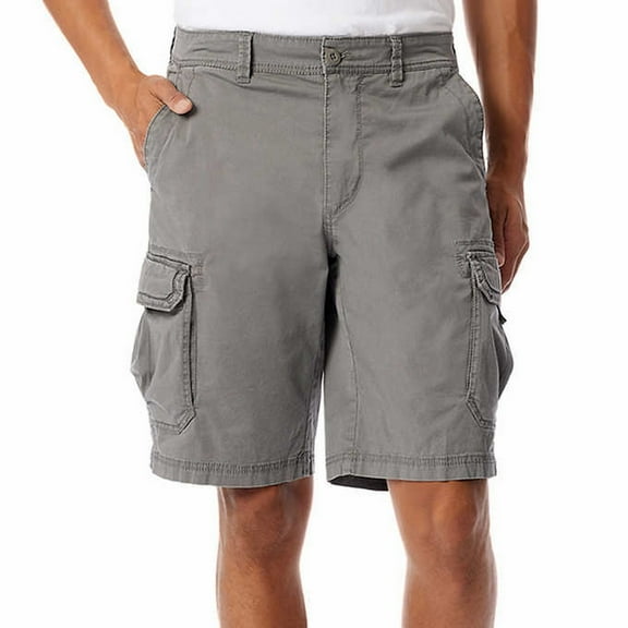 Unionbay Male Lightweight Gray Mens Cargo Shorts, Size 38 Men