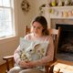 thumbnail image 5 of CaiYueKe Easter Throw Pillow Cover Faux Embroidery Bunny Chick Floral Decorative Cushion Cover Sofa Bedroom Home Decor Farmhouse Spring Holiday Decorative Pillow, 5 of 7