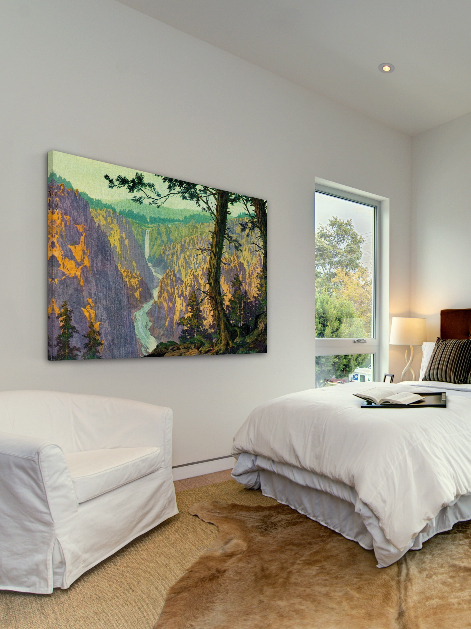 "Grand Canyon 2" Painting Print on Wrapped Canvas