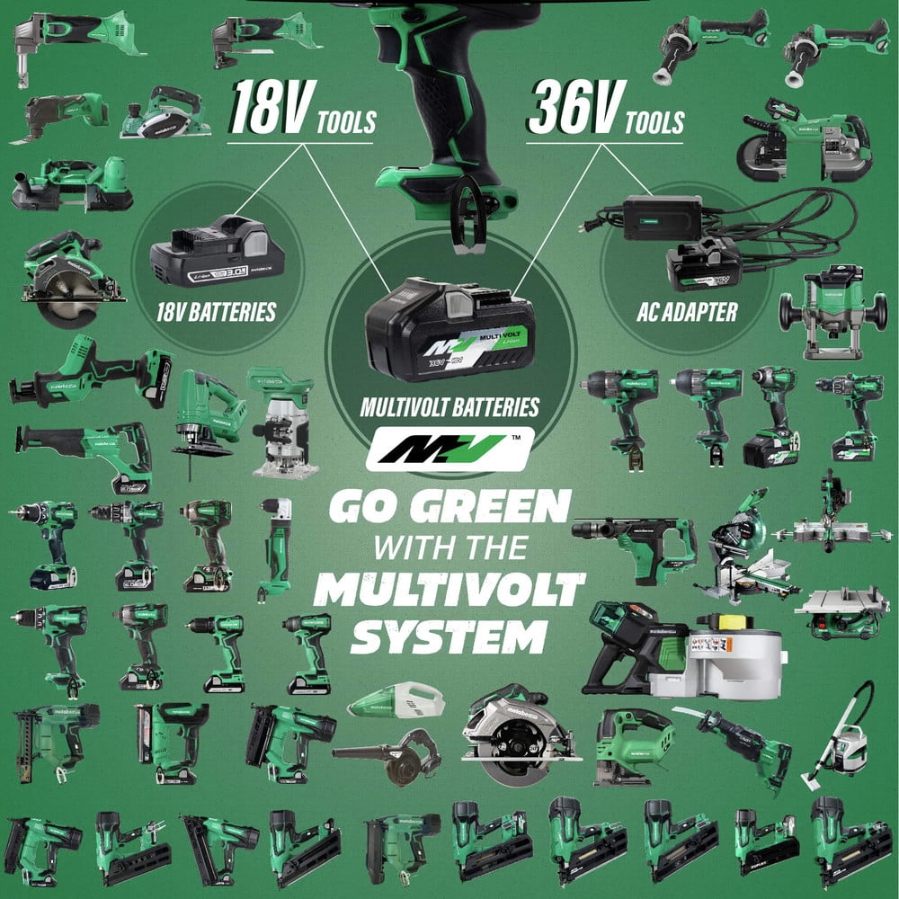 MultiVolt 36V Brushless Lithium-Ion Cordless Paper Strip Framing Nailer Kit (2.5 Ah)