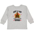 thumbnail image 3 of Inktastic Thanksgiving Funny Kids Turkey Boys or Girls Long Sleeve Toddler T-Shirt, 3 of 5