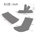 thumbnail image 6 of Modern Folding Lounge Chaise for Living Room and Bedroom,5 Reclining Position, djustable Foldable Modern Leisure Sofa Video Gaming Sofa, 6 of 8
