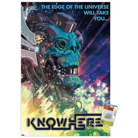 Marvel: Hero Lands - Knowhere Wall Poster with Pushpins, 22.375" x 34"