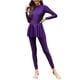 thumbnail image 2 of Trajes de baño tankini para mujer Traje de baño de manga larga de color sólido para mujer + Bañador largo Paquete todo incluido Conjunto de traje de baño conservador, 2 of 7