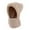 Khaki, variant on HAiming Fleece Lined Knit Hat Neck Warm Earflap Thermal Thick for Women Winter Hood Cold Weather Cap