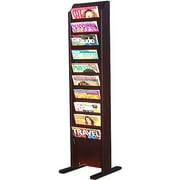 Wood Literature Display, Mahogany