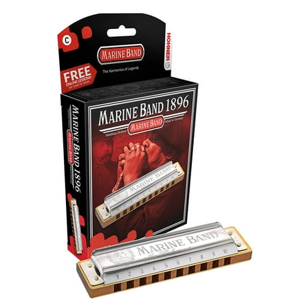 Hohner Marine Band Diatonic Harmonica, Key of G Minor
