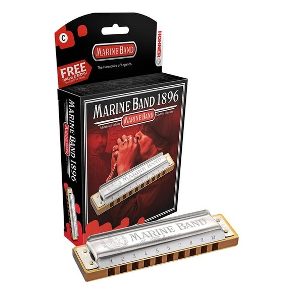 Hohner Marine Band Diatonic Harmonica, Key of G Minor