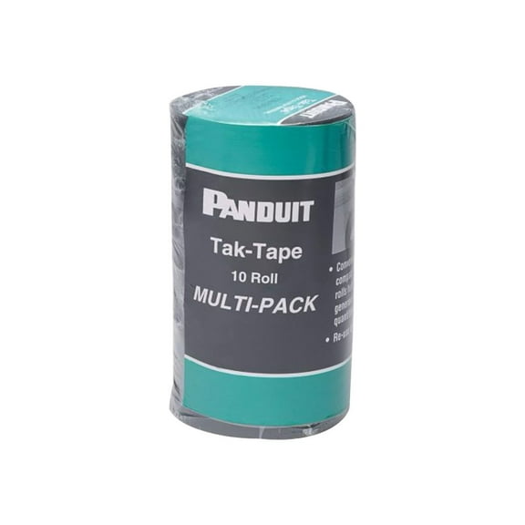 Panduit Tak-Tape Hook & Loop - Cable tie - 35 ft - black